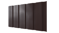 Профнастил К20 1185/1120x0,45 мм, 8017 шоколадно-коричневый глянцевый