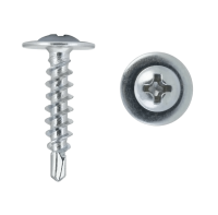 Саморез с прессшайбой оцинкованный, 4,2x25 мм