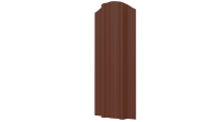 Штакетник Евротрапеция 117x0,5 мм, 8004 медно-коричневый матовый