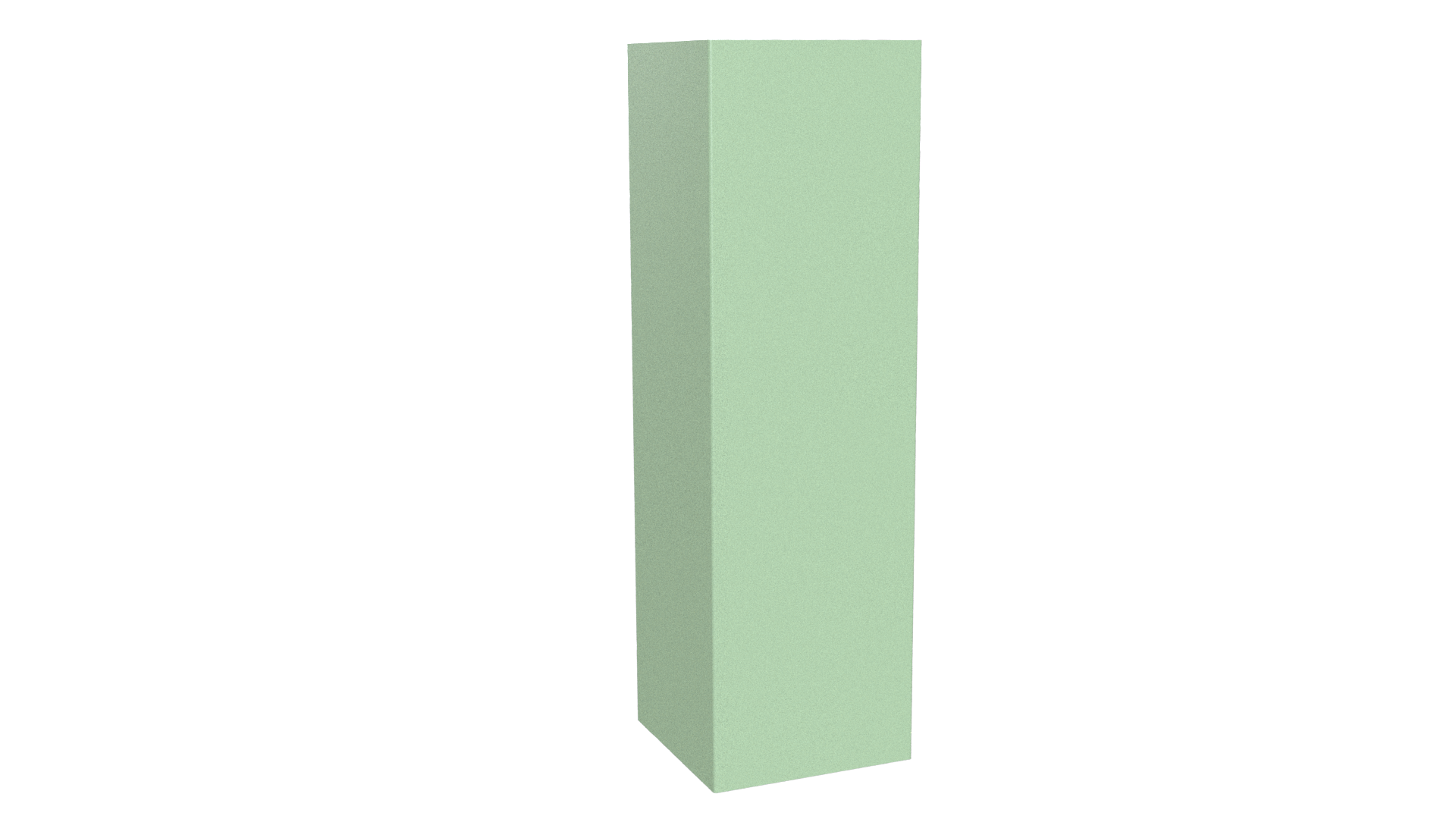 Декоративная накладка угловая 20x60x60x20 мм, 6019 бело-зеленый глянцевый