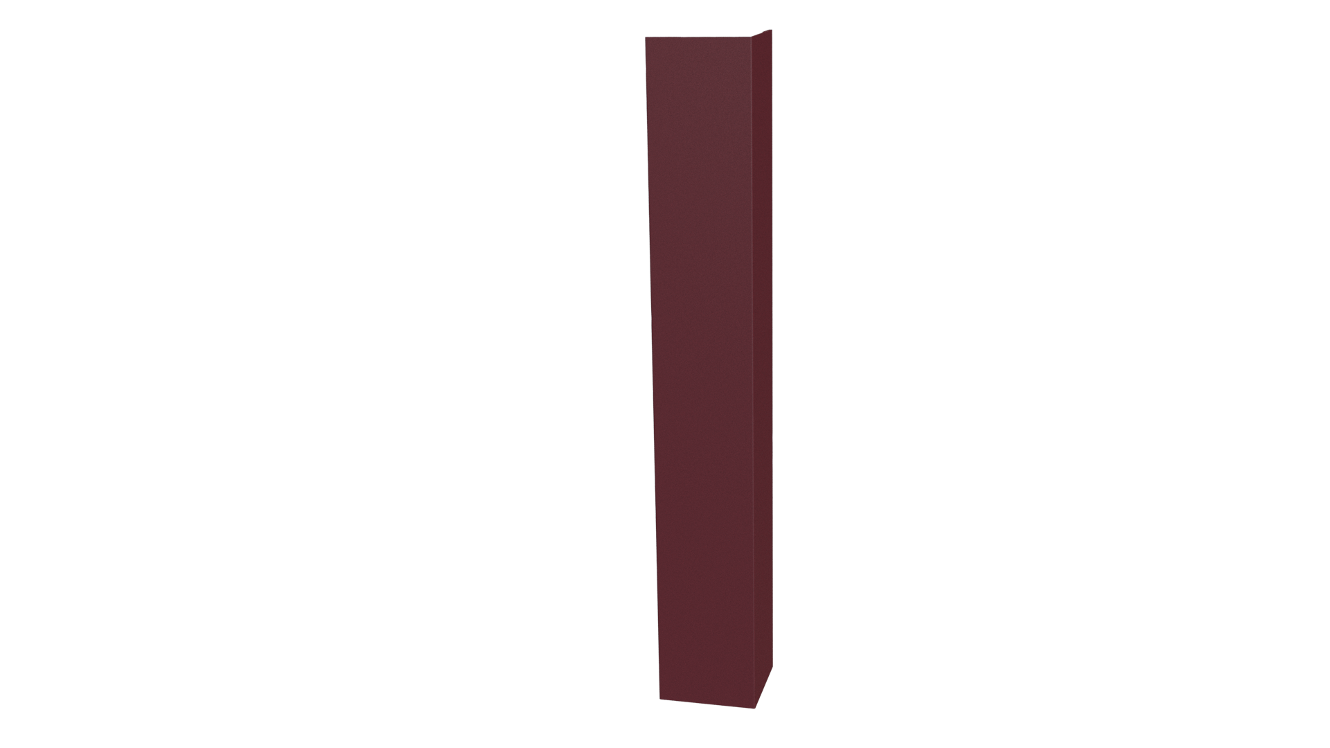 Планка угла наружного 50x50x2000 мм, 3005 винно-красный матовый