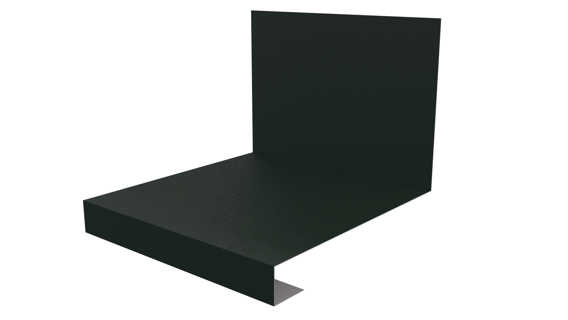 Планка примыкания нижняя к трубе фальц 140x200 мм, 6009 пихтовый зеленый матовый