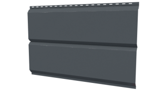 Л-брус 264/240x0,45 мм, 7011 железно-серый глянцевый