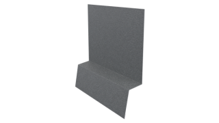 Планка стартовая фальц 135x30x55 мм, цинк