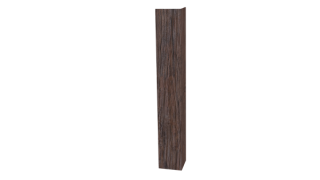 Планка угла наружного 30x30x2000 мм, Морёный дуб 3D