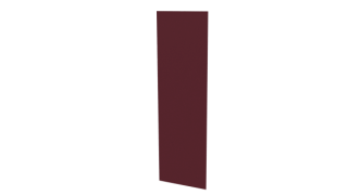 Планка стыковочная 60x2000 мм, 3005 винно-красный глянцевый