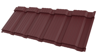 Профиль Пегас 1195/1130x0,45 мм, 3005 винно-красный матовый
