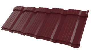 Профиль Пегас 1195/1130x0,45 мм, 3005 винно-красный глянцевый