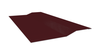 Планка крепёжная фальц 50x17x29 мм, 3005 винно-красный глянцевый