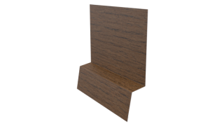 Планка стартовая фальц 135x30x55 мм, Дуб Сантана 3D