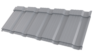 Профиль Пегас 1195/1130x0,4 мм, 7040 серое окно глянцевый