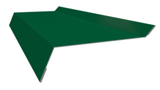 Планка примыкания в штробу 20x60x10 мм, 6029 мятно-зеленый глянцевый