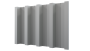 Профнастил Н60 902/845x0,55 мм, цинк