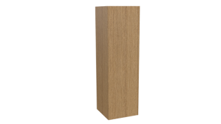 Декоративная накладка угловая 20x60x60x20 мм, Орех 3D