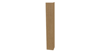 Планка угла наружного 30x30x2000 мм, Орех 3D