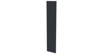 Крепежная планка 10x40x10 мм, 7024 графитовый серый PUR Pruf