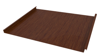 Фальцевая кровля 562/550x0,45 мм, Золотистый дуб 3D