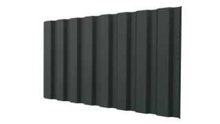 Профнастил С20A 1150/1100x0,5 мм, 6009 пихтовый зеленый матовый
