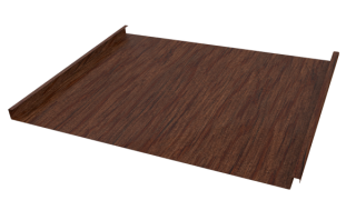 Фальцевая кровля 562/550x0,45 мм, Античный дуб 3D