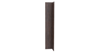 Планка угла внутреннего 50x50x2000 мм, Морёный дуб 3D