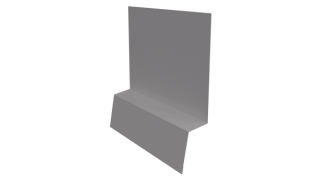 Планка стартовая фальц 135x30x55 мм, 7047 телегрей 4 глянцевый