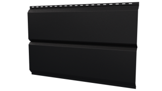 Л-брус 264/240x0,45 мм, 9005 черный янтарь матовый