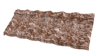 Профиль Феникс 1180/1100x0,45 мм, 8019 Дикий камень