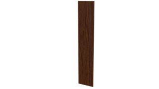 Крепежная планка 10x40x10 мм, Золотой орех 3D