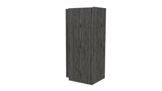 Планка угла наружного сложная Блок-хаус 110x110x2000 мм, Дуб Винтаж 3D
