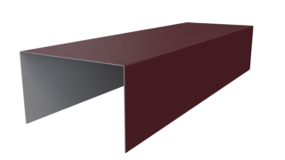 Крышка 40x65x40 мм, 3005 винно-красный матовый