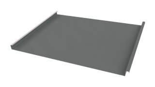 Фальцевая кровля 562/550x0,5 мм, 7005 мышино-серый глянцевый