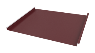 Фальцевая кровля 562/550x0,45 мм, 3005 винно-красный матовый