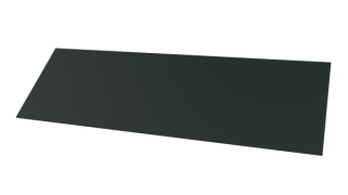Планка завершающая 65x2000 мм, 6009 пихтовый зеленый матовый