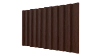 Профнастил С21 1051/1000x0,45 мм, Золотистый дуб 3D