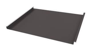 Фальцевая кровля 562/550x0,5 мм, 8019 серо-коричневый матовый