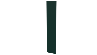 Крепежная планка 10x40x10 мм, 6005 зеленый мох матовый