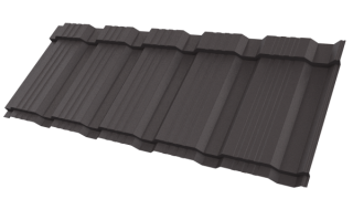 Профиль Пегас 1195/1130x0,45 мм, 8019 серо-коричневый матовый