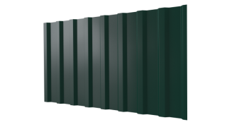 Профнастил С20B 1150/1100x0,3 мм, 6005 зеленый мох глянцевый