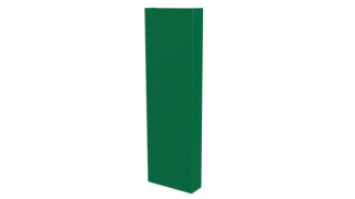 Декоративная накладка 20x60x20 мм, 6029 мятно-зеленый глянцевый