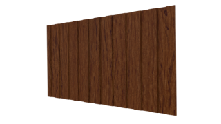 Профнастил С8 1200/1150x0,45 мм, Золотой орех 3D