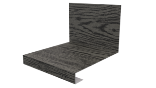 Планка примыкания нижняя к трубе фальц 140x200 мм, Дуб Винтаж 3D