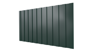 Профнастил С8 1200/1150x0,4 мм, 6005 зеленый мох глянцевый