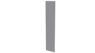 Крепежная планка 10x40x10 мм, 7047 телегрей 4 глянцевый
