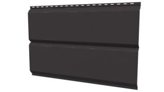 Л-брус 264/240x0,45 мм, 8019 серо-коричневый глянцевый