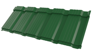 Профиль Пегас 1195/1130x0,4 мм, 6002 лиственно-зеленый глянцевый