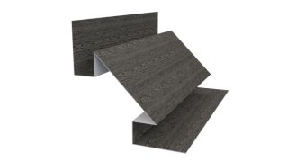 Планка угла внутреннего сложная Блок-хаус 110x2000 мм, Дуб Винтаж 3D