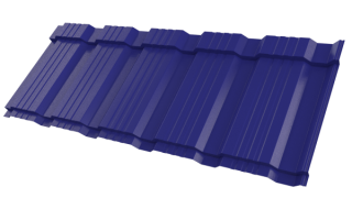 Профиль Пегас 1195/1130x0,45 мм, 5002 ультрамариново-синий глянцевый