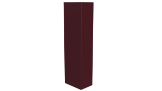 Стойка 40x60x40 мм, 3005 винно-красный глянцевый