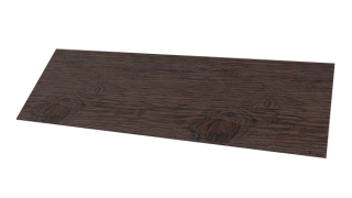 Планка завершающая 65x2000 мм, Морёный дуб 3D