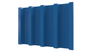 Профнастил Н60 902/845x0,65 мм, 5015 небесно-синий глянцевый